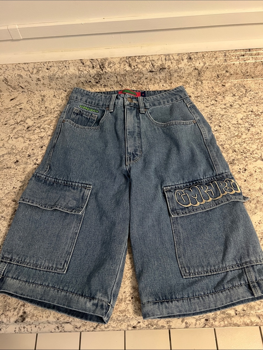 Empyre Kids Denim Cargo Jeans Blue